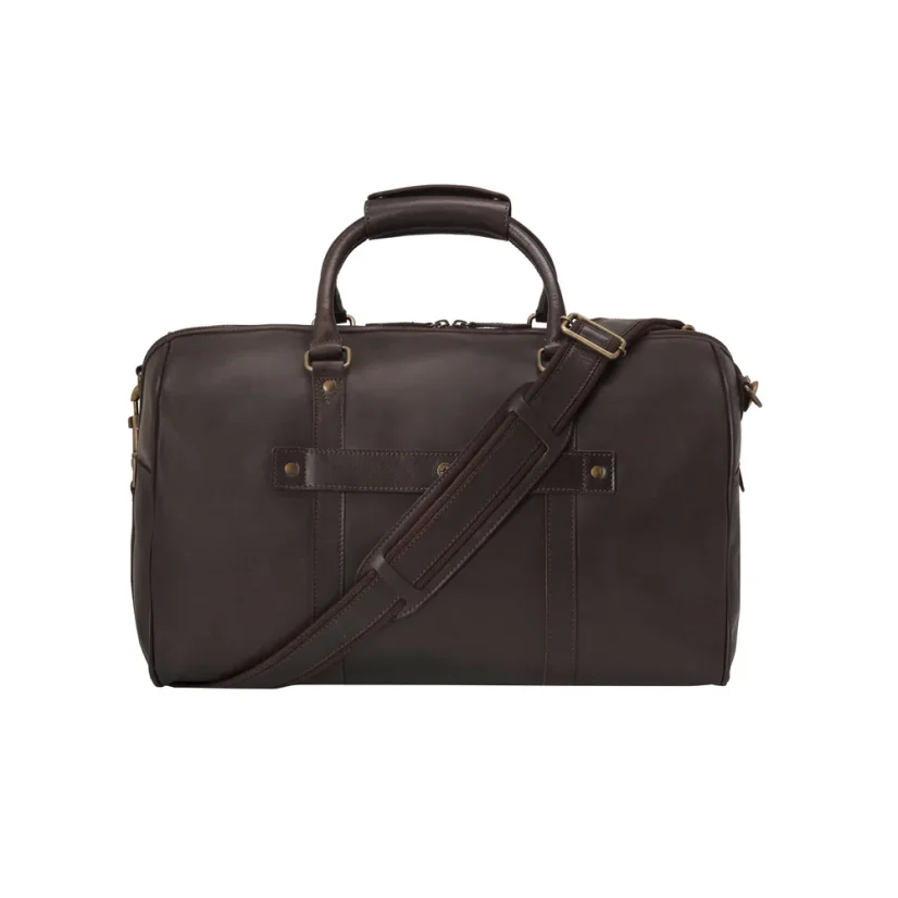 Celokožená príručná taška MITCH | 25 l | Kávová