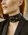 Choker s krúžkom | Čierny