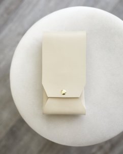 Tall Phone Pouch | Beige