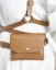 Set | Harness ATHENA With Two Pouches | Black With Silver Hardware
