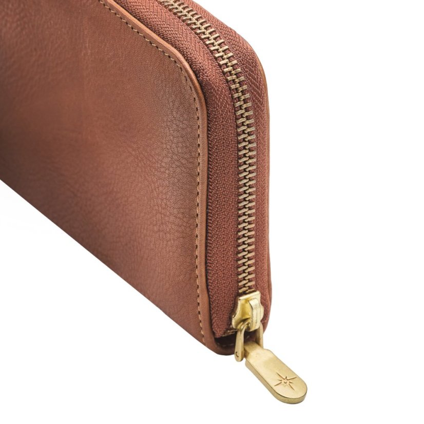 Large Wallet MIA | Chestnut Brown