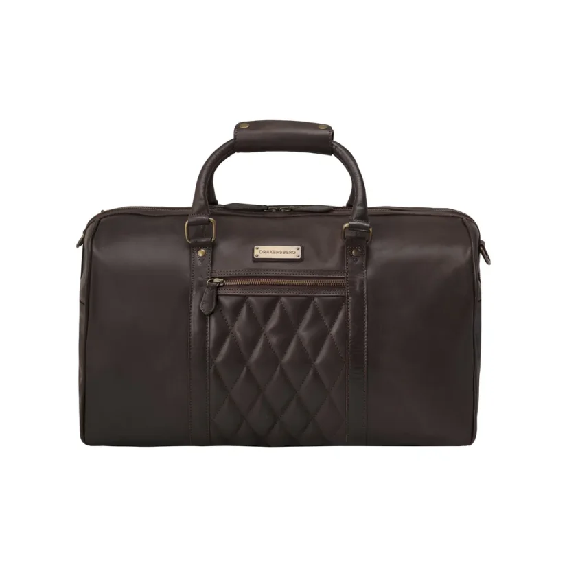 Celokožená príručná taška MITCH | 25 l | Kávová