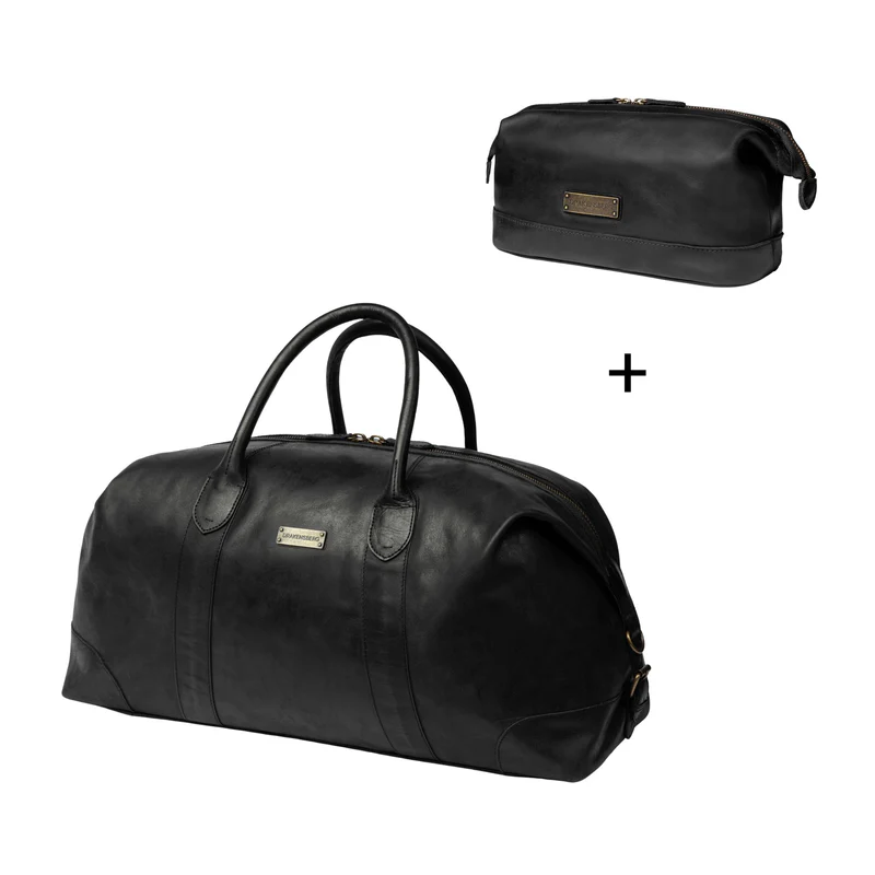 Sada | Víkendovka DAVID & Toaletné puzdro RUBY | Čierne