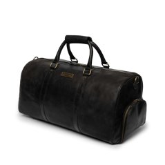 Celokožená príručná taška FINN | 40 l | Čierna