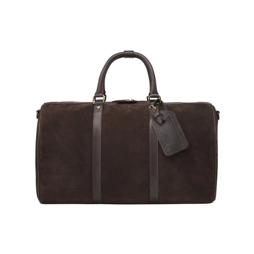 Duffel Bag JAMES | 30 l | Special Edition | Coffee Brown Suede