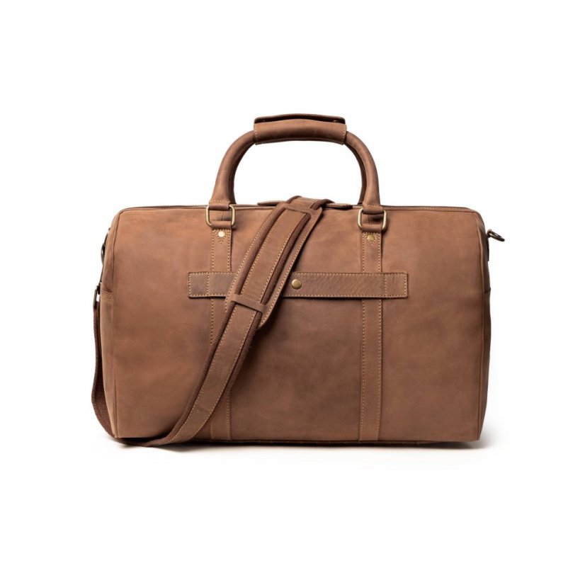 Celokožená príručná taška MITCH | 25 l | Havana hnedá