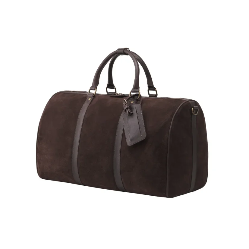 Duffel Bag JAMES | Special Edition | 30 l | Coffee Brown Suede