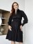 Shirt Dress | Black - Size: S