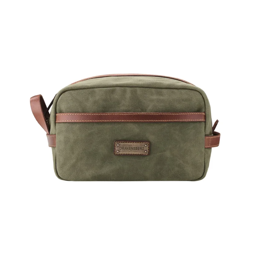 Nepremokavé toaletné puzdro LIAM | Zelené