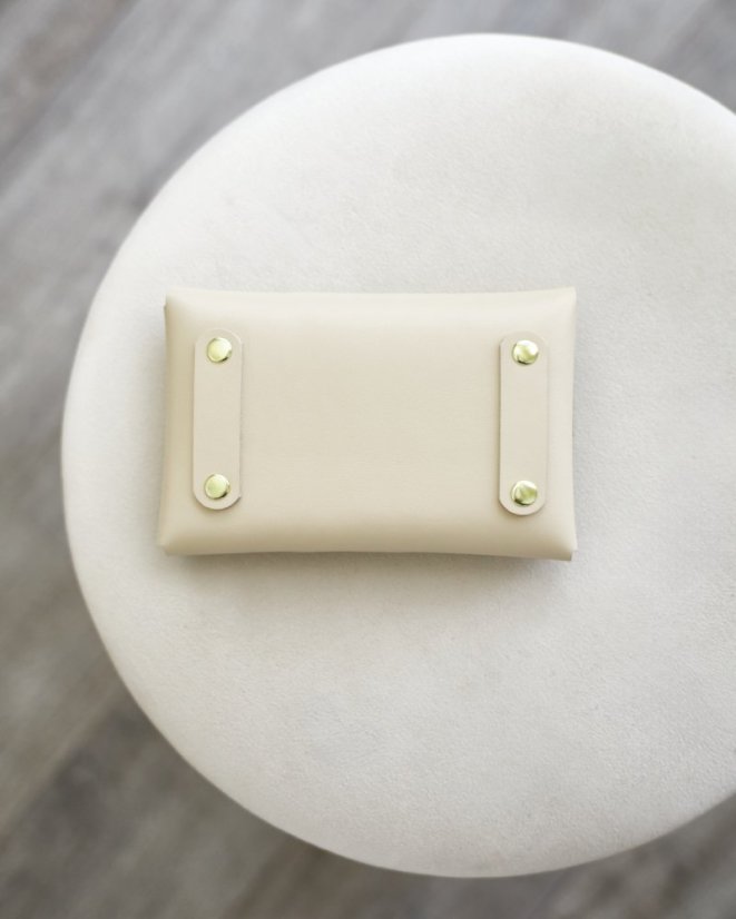 Wide Phone Pouch | Beige