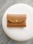 Wide Phone Pouch | Brown With Gold Hardware
