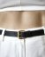 Belt NECESSITAS | Black With Gold Buckles - Size: S | M