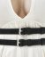 Harness ATHENA | Black With Silver Buckles
