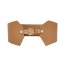 Korzetový opasok AURORA | Brown - Size: Waist circumference 63 - 67 cm (25 - 26"), Metal parts: Gold