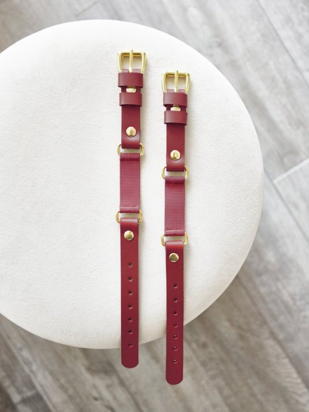 Sleeve Garters | Burgundy