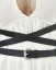 Harness ARTEMIS | Black With Silver Buckles - Size: XL