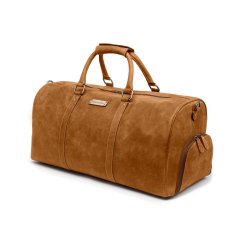 Celokožená príručná taška FINN | 40 l | Koňaková