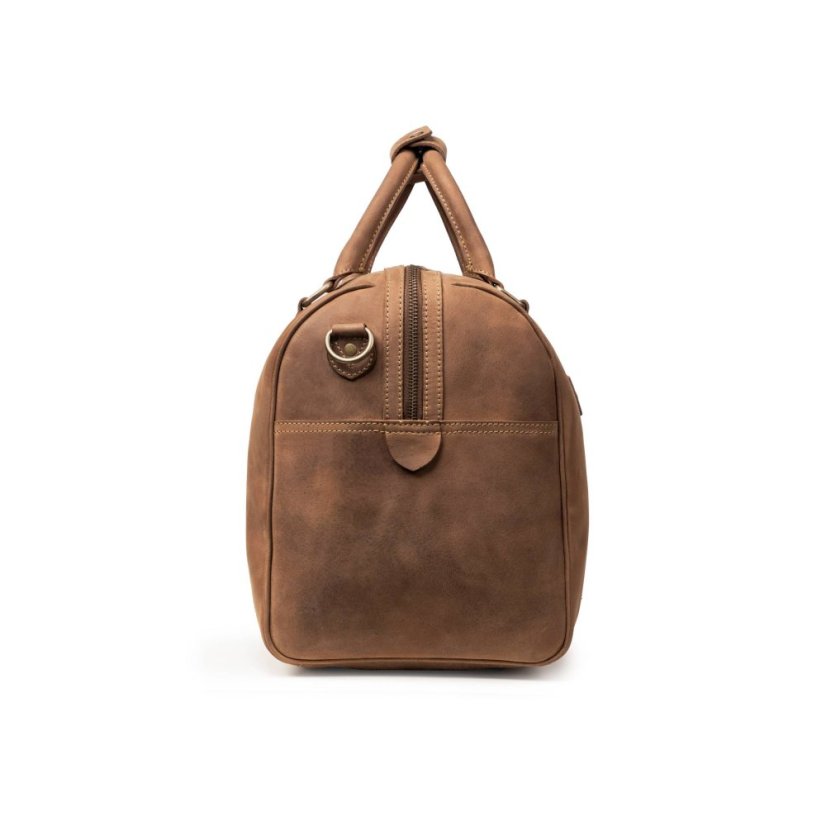 Celokožená príručná taška MITCH | 25 l | Havana hnedá