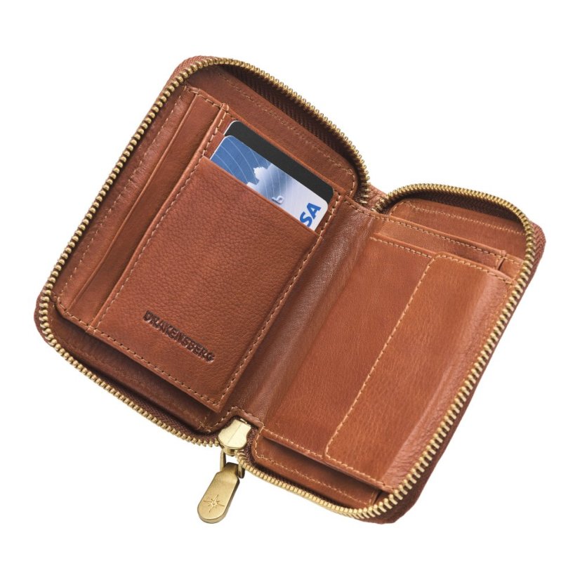 Malá peňaženka MIA | Gaštanová