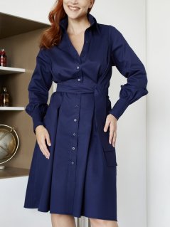 Košeľové šaty | Kráľovská modrá