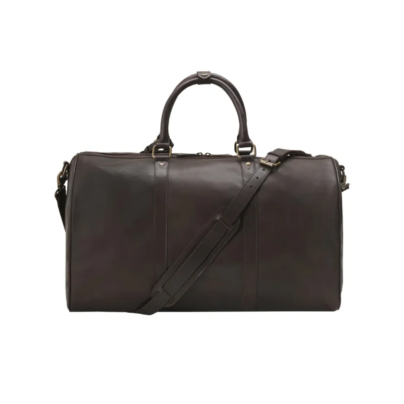 Celokožená príručná taška JAMES | 30 l | Kávová