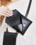 Set | Two Pouches With Crossbody Strap  | Black With Gold Hardware
