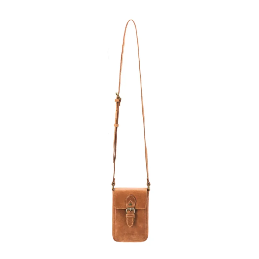 Phone Bag JESSY | Cognac Brown