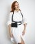 Set | Harness ARTEMIS With Phone Pouch | Black With Silver Hardware