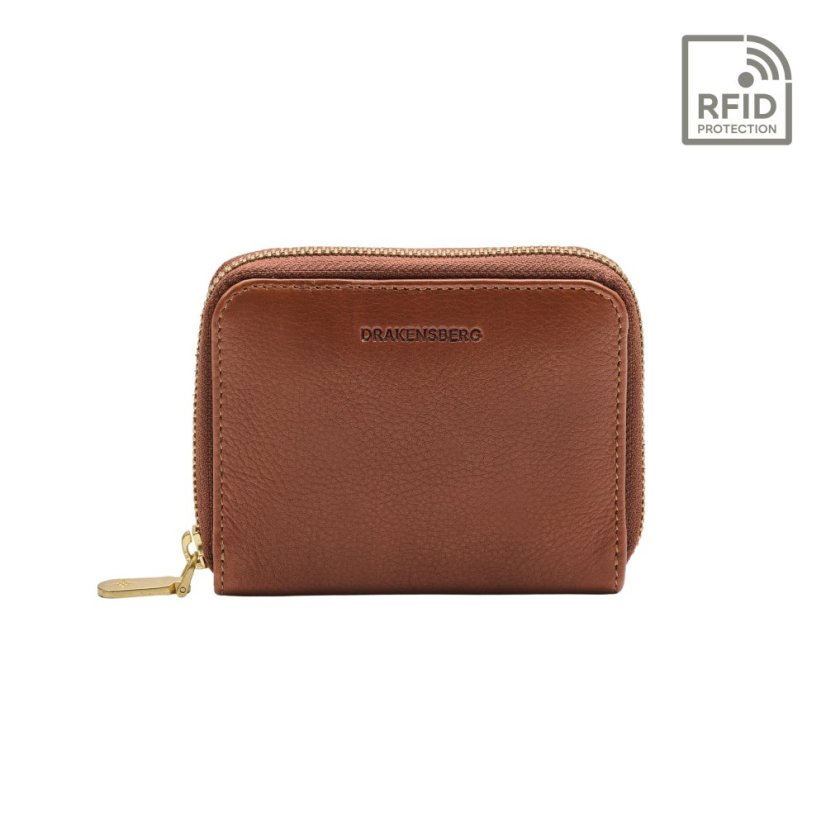 Malá peňaženka MIA | Gaštanová