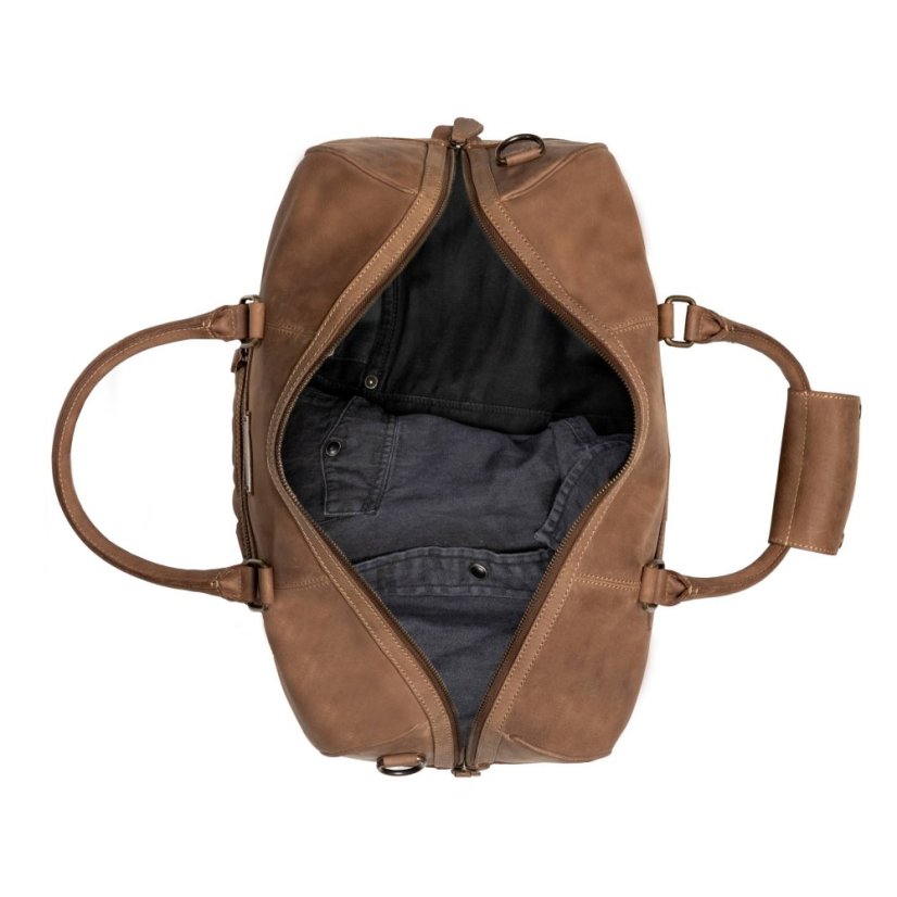 Celokožená príručná taška MITCH | 25 l | Havana hnedá