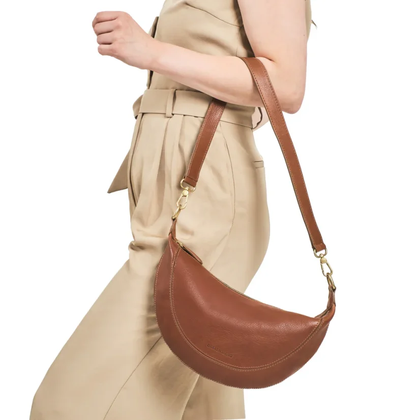 Kabelka MONA | Karamelová