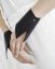 Manžety | Čierne so strieborným nitom