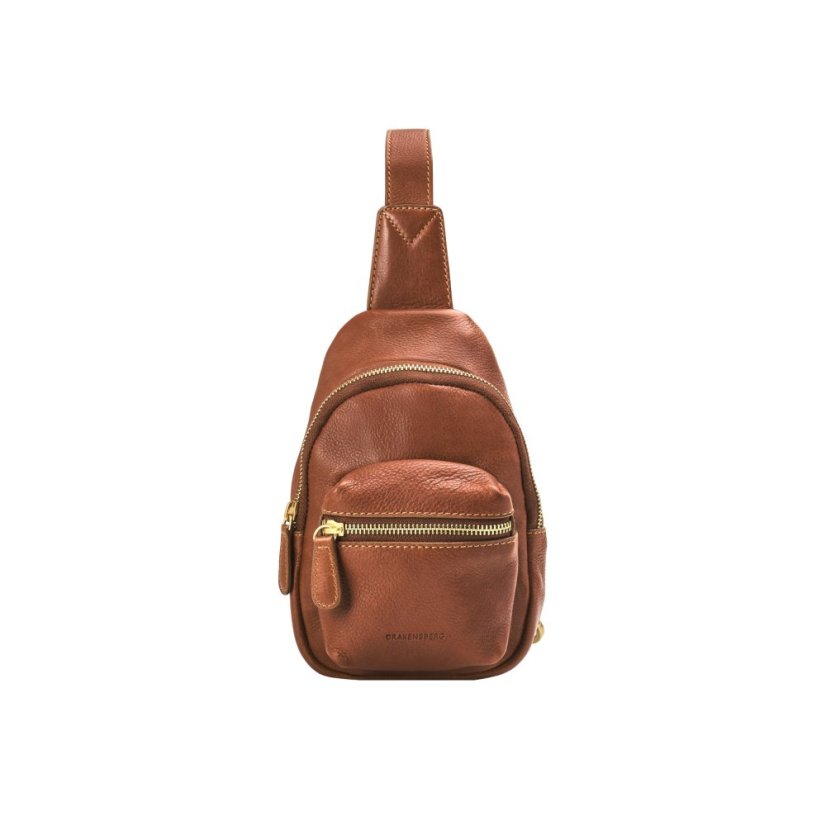 Crossbody minibatoh MARLEN | Karamelová