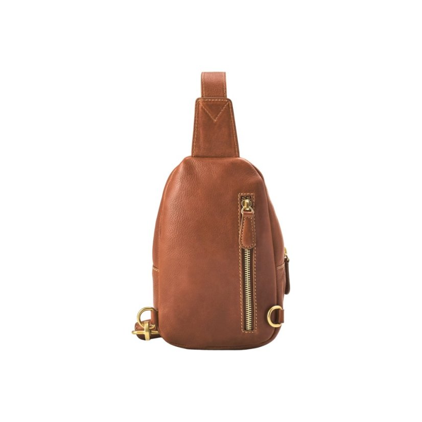 Crossbody minibatoh MARLEN | Karamelová