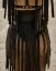 Tassel Skirt | Black - Size: S, Metal parts: Silver