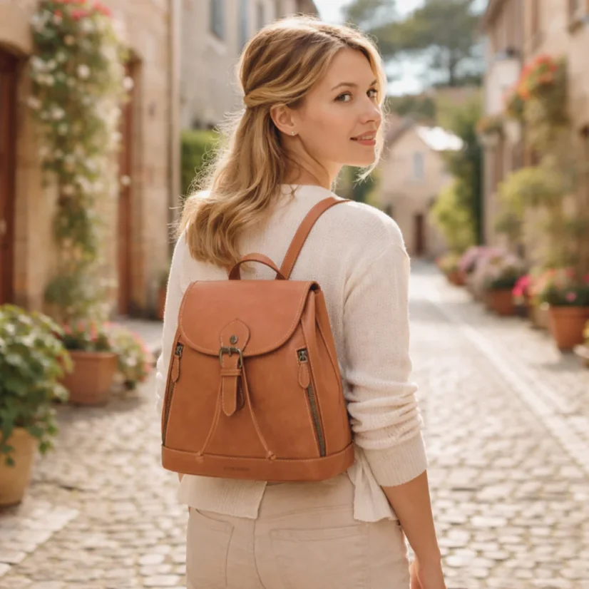 Backpack SANYA | 10 l | Cognac Brown