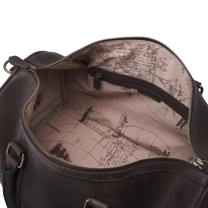 Smaller Duffel Bag JAMES | 25 l | Coffee Brown