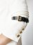 Sleeve Garters | Black With Gold Hardware