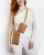 Set | Two Pouches With Crossbody Strap  | Brown