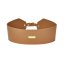 Korzetový opasok AURORA | Brown - Size: Waist circumference 63 - 67 cm (25 - 26"), Metal parts: Gold