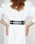 Belt BELLONA  | Black With Gold Buckles