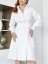 Shirt Dress | White - Size: S