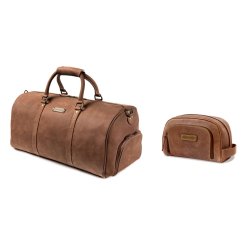Set | Weekender FINN & Dopp Kit BEN | Havana Brown