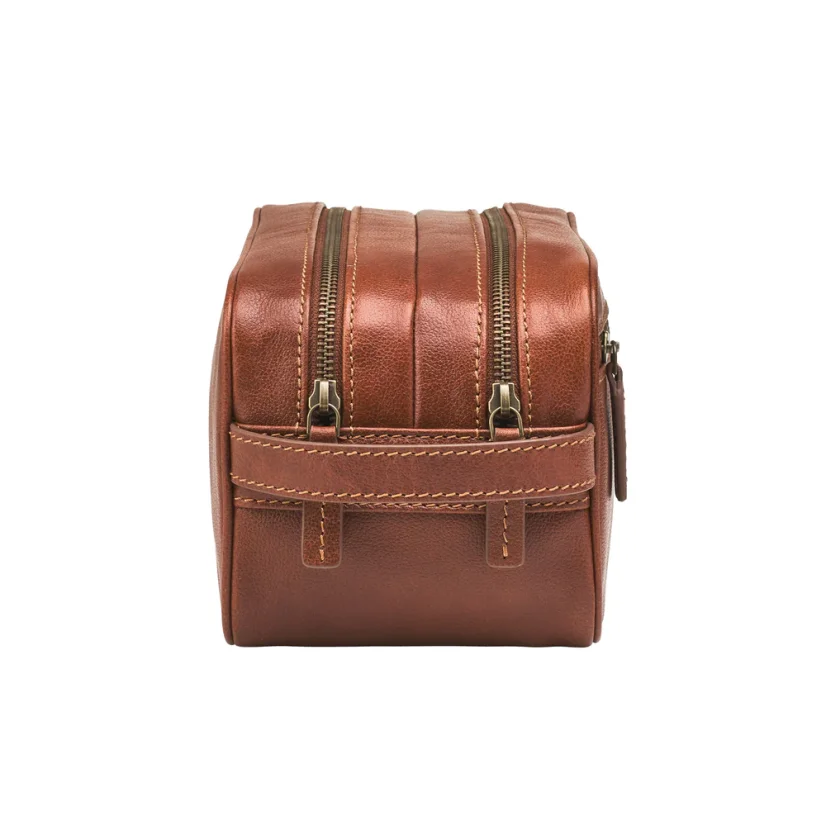 Toiletry Bag ENRICO | Chestnut Brown