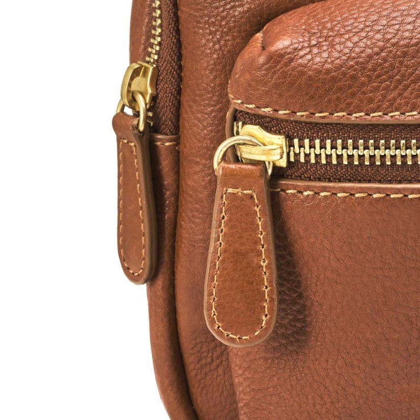 Crossbody minibatoh MARLEN | Karamelová