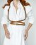 Harness ARTEMIS | Brown With Gold Buckles - Size: XS