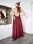 Summer Dress | Burgundy - Dress Length: Kratšie (pre postavy do výšky 167 cm)