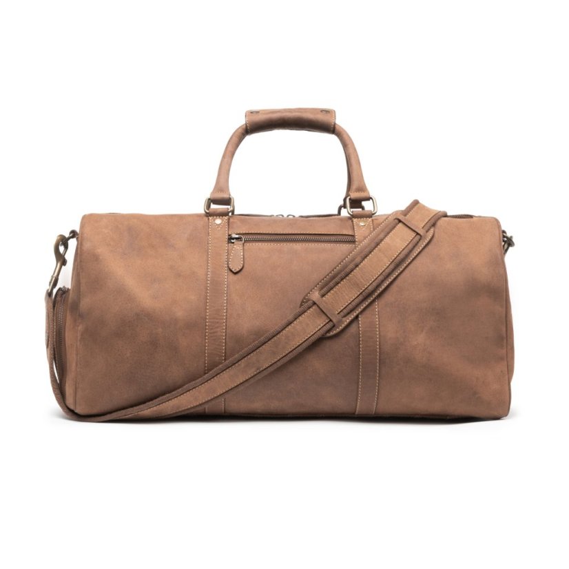Celokožená príručná taška FINN | 40 l | Havana hnedá