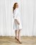 Košeľové šaty | Biele - Veľkosť: S | M