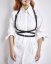 Set | Harness ARTEMIS With Two Pouches | Black With Gold Hardware
